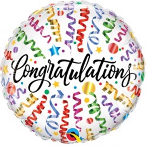 Congratulations Helium Balloon - Customer Favourite